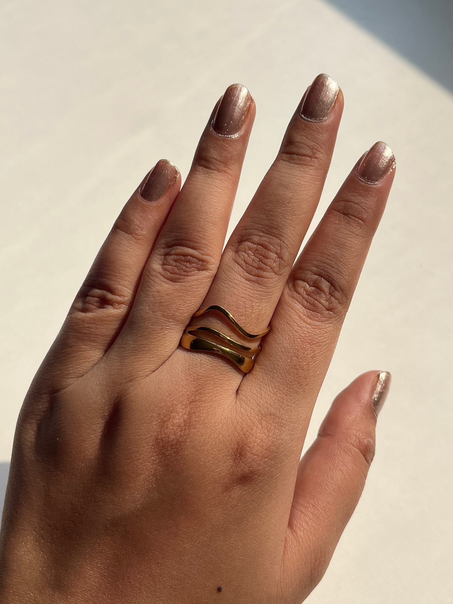 The Aura Ring( Adjustable Fit,AntiTarnish,Waterproof)