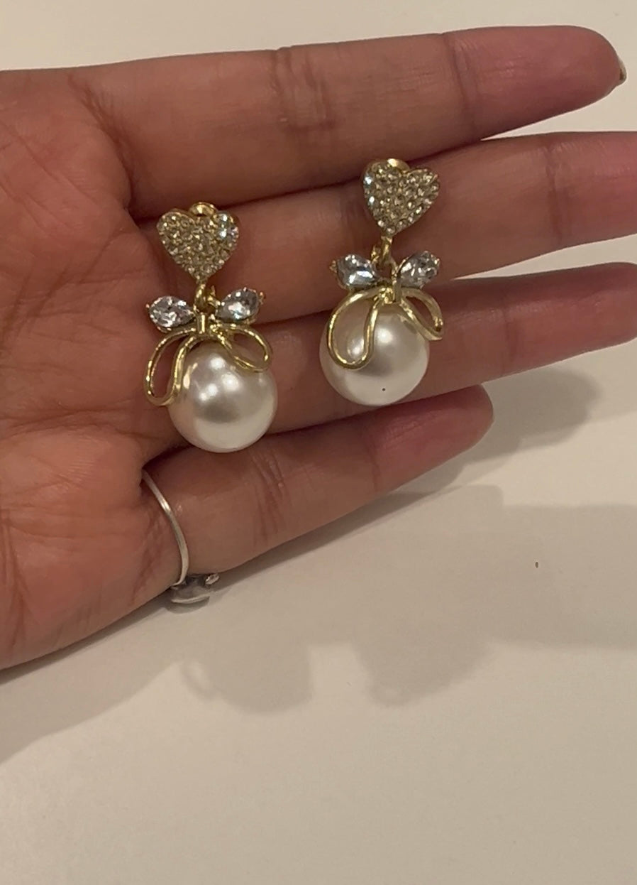 Korean Style Heart Earring (Anti Tarnish)