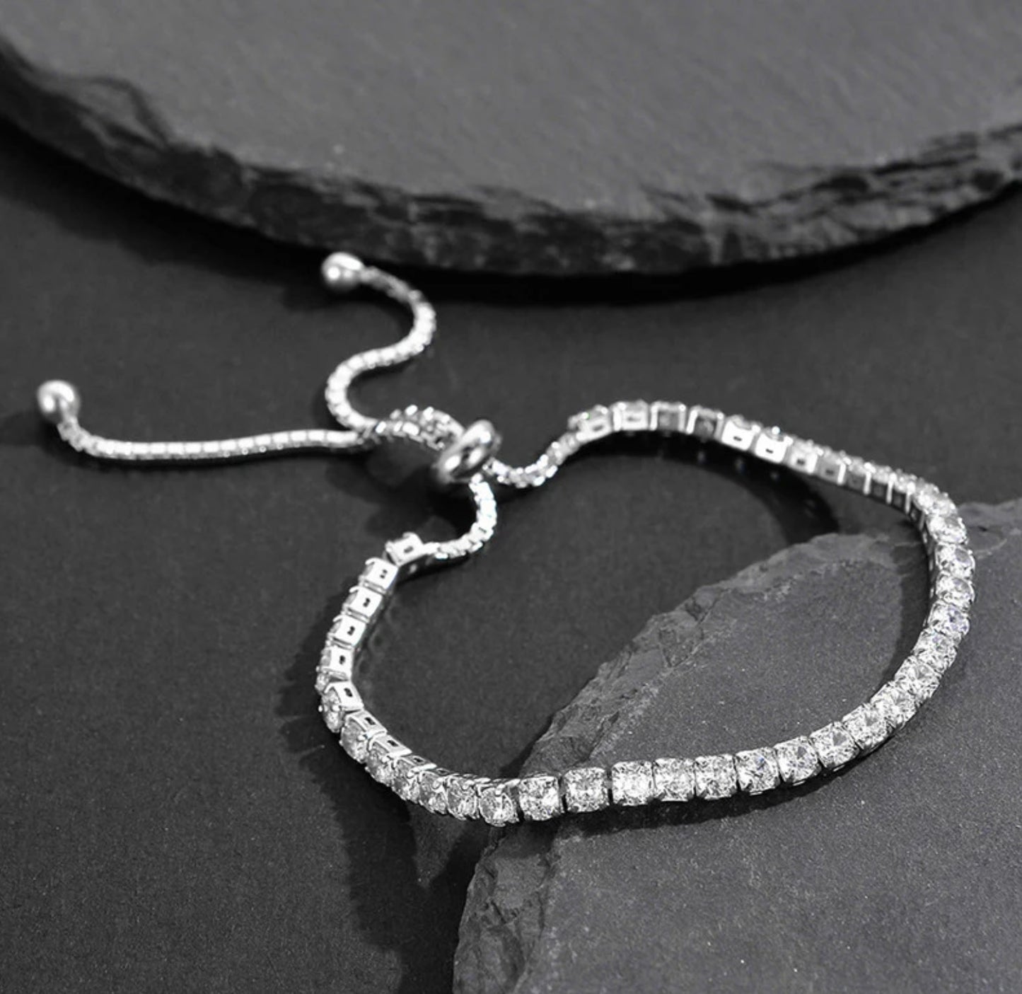 Tennis Bracelet ( Anti Tarnish,Waterproof)