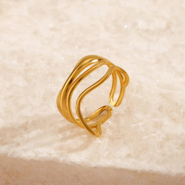 The Aura Ring( Adjustable Fit,AntiTarnish,Waterproof)