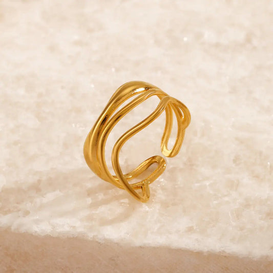 The Aura Ring( Adjustable Fit,AntiTarnish,Waterproof)
